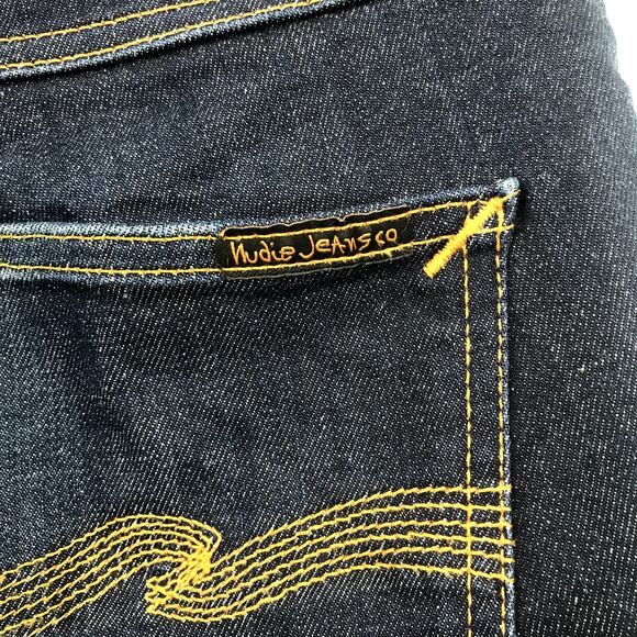 Nudie Jeans Co. Men's Lean Dean Dry 16 Dips Jeans 31x32 Tapered Stretch Denim - Picture 6 of 10